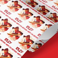 Personalised Ninjago Wrapping