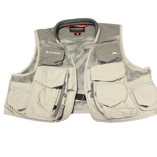 Simms vertical mesh vest - vertical, gray