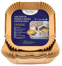 Air Fryer Paper Liners SQUARE Disposable Nonstick PREMIUM Parchment Liners