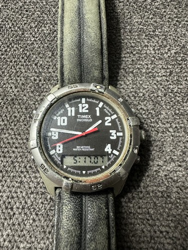 Vintage timex indiglo ana - vintage, ana-digi