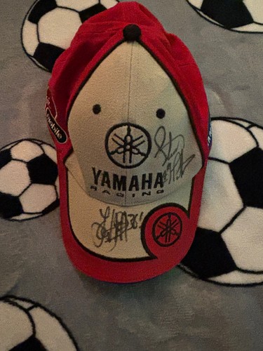 Yamaha racing signed baseball - yamaha,