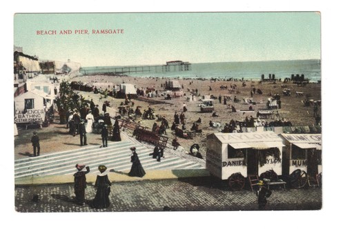 Ramsgate beach and pier - ramsgate,