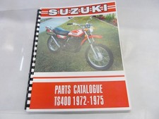 SUZUKI Parts Manual TS400 1972
