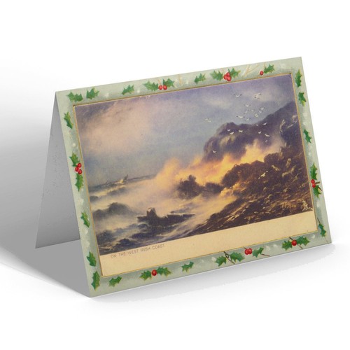 Xmas notelet vintage ireland - xmas,