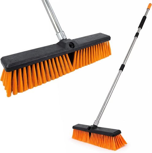 Yard brush garden broom - garden,