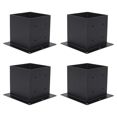 Metal post base brackets - 4x,