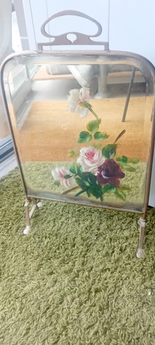 Antique mirror fire screen - mirror,