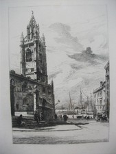 H. TOUSSAINT ORIGINAL ETCHING