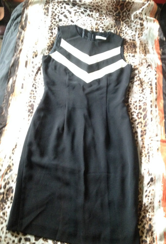Black white dress 60s look - &,
