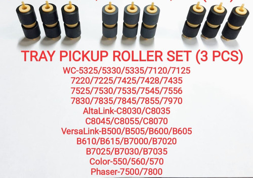 3sets paper feed roller - feed, pickup