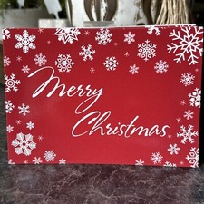 Set Of 70 5x7” Merry Christmas Holiday’s Blank Post Cards Bulk Stationary