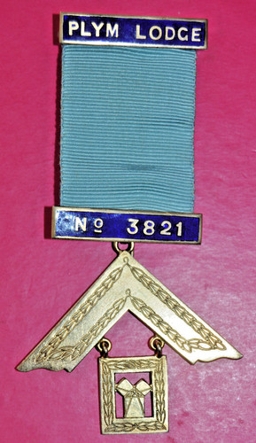 Masonic past master jewel - past,