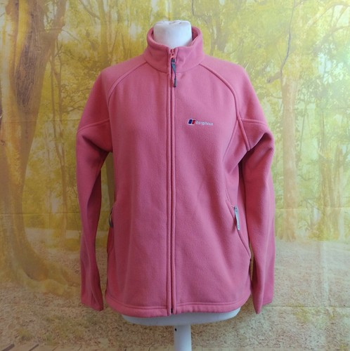 Berghaus pink full zip 100%
