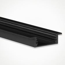 LED Aluminium Black Profile w/