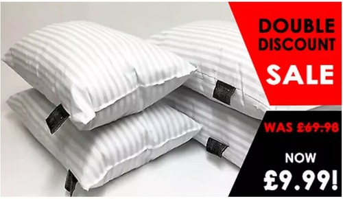 Soft bounce back pillows - pillows, pack
