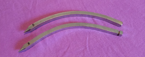 Pair vintage ludwig curved - pair,