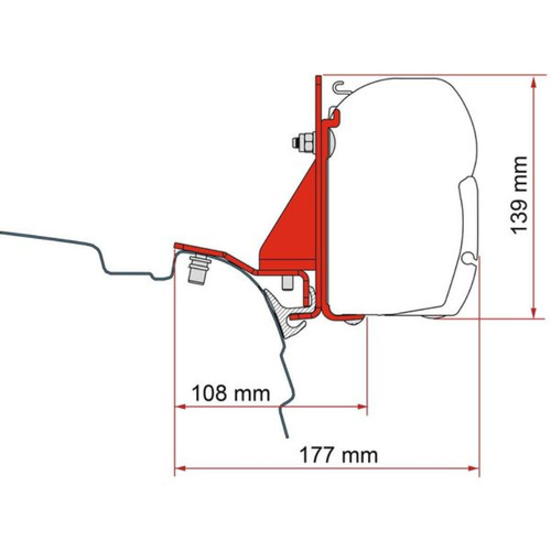 Fiamma awning bracket kit for - fiamma,