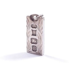 Vintage 1977 Ingot Pendant