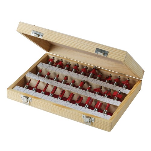 Router bit set case - case, tct