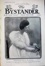 Original Old Antique Print 1906 Canadian Girl Miss Grace Pinder Theatre Cherub