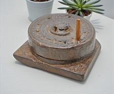 Antique Wooden Grain Grinder