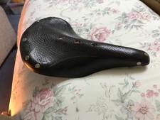 Wrights W3ST Saddle. Vintage Black Leather Saddle. Made in Birmingham