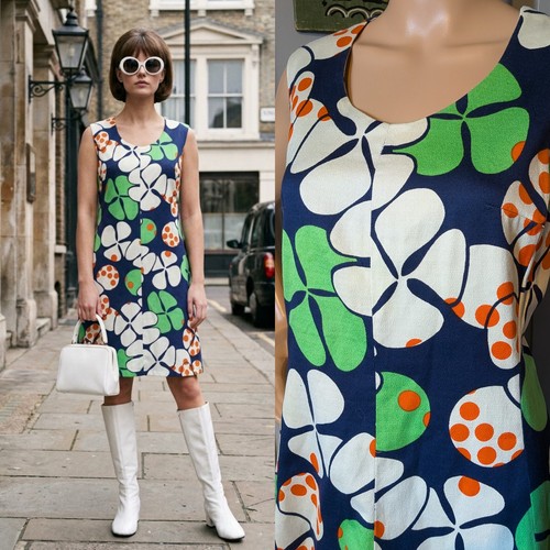 Vintage 60s floral - 60s, abstract