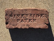 RARE..VINTAGE…RIVERSIDE PAVER…RIVERSIDE PAVING BRICK CO…MIDDLEPORT, OHIO