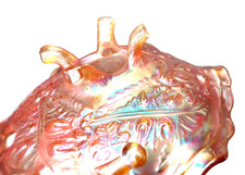 1950s Fluted Carnival Lustre