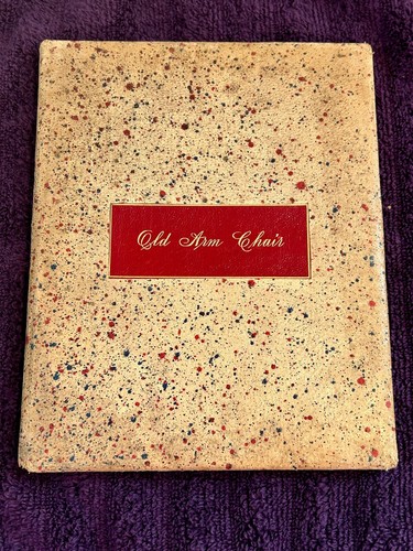 1886 old arm chair book - 1886,