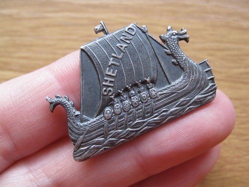 Vintage silver tone shetland - vintage,