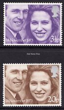GB 1973 Royal Wedding SG941 - SG942 Complete Set Unmounted Mint MNH
