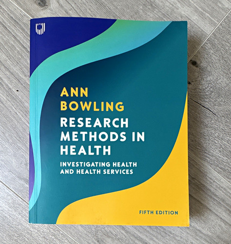 Ann bowling research methods - ann,