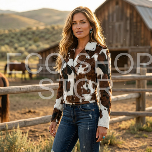 Genuine cowhide leather - leather, jacket