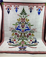 Scandinavian Tree Fabric Panel