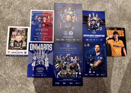 Everton home programmes - home,