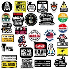 150pcs Funny Hard Hat Stickers
