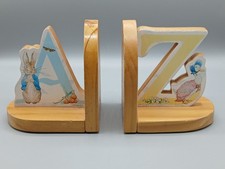 Beatrix Potter's Peter Rabbit wooden A to Z book ends 2012 edition 