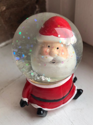 Small santa snowglobe - santa,