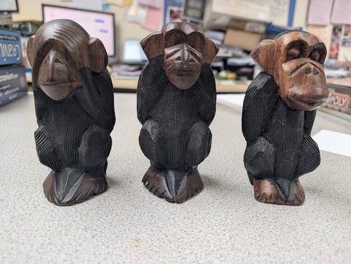 Trio hand carved - hand,