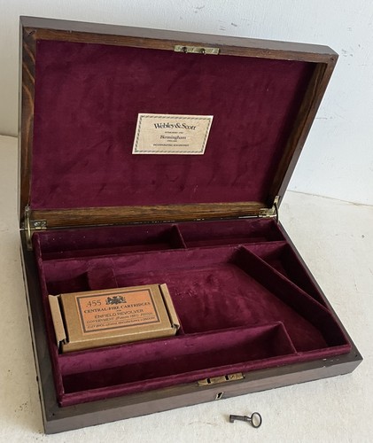 Antique case take webley - antique,