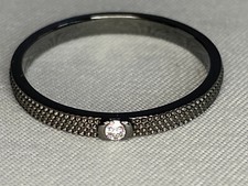 DeBeers - 18K Black Gold Talisman Azulea Ring