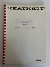 HEATHKIT VALVE VOLTMETER MODEL AV-3U MANUAL  vintage 1972