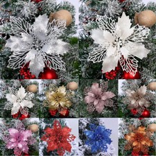 10x large christmas poinsettia - 10x,