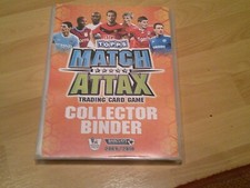 match attax folder with full set of base cards 2009/10 seasen with free postage