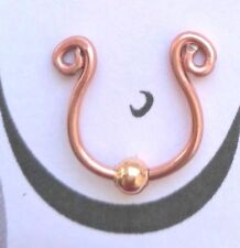 1 ROSE GOLD Nipple Ring Clip