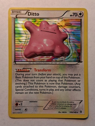 Pokémon tcg ditto - ditto, card