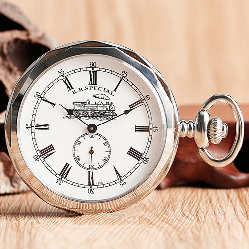 Men vintage mechanical pocket - vintage,