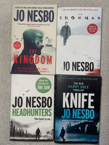 Nesbo books 4 novels - books, x