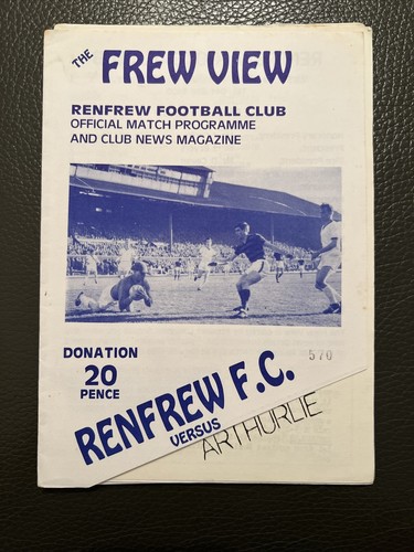 1988 renfrew v arthurlie - 17.8.1988.,